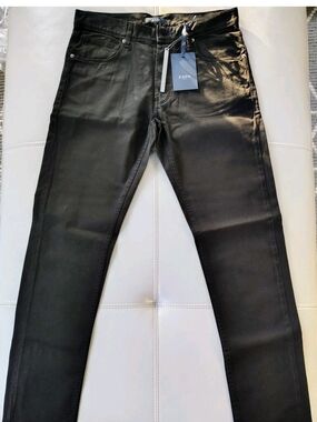 Men's ZAPA Paris Black Straight Jeans Size W30 L33
